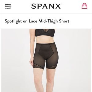 Spanx Spotlight on Lace Mid-Thigh Short